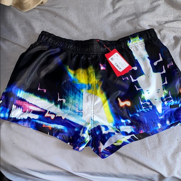 Hugo Boss men’s above knee swim shorts